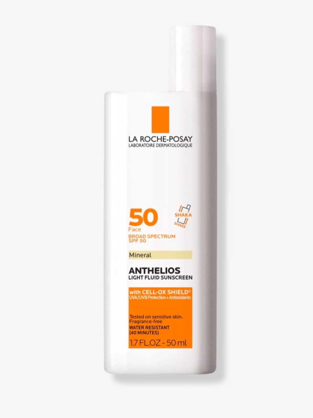 La Roche-Posay Anthelios SPF 50 Mineral Light Fluid Sunscreen - face